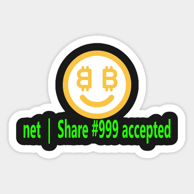 NiceHash Share accepted with Logo Sticker by Destro